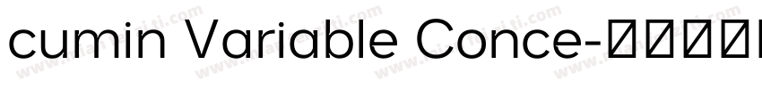 cumin Variable Conce字体转换